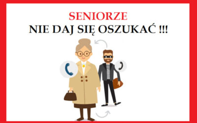 Region: „Seniorze – Nie daj się oszukać!” Policjanci przypominają o bezpieczeństwie