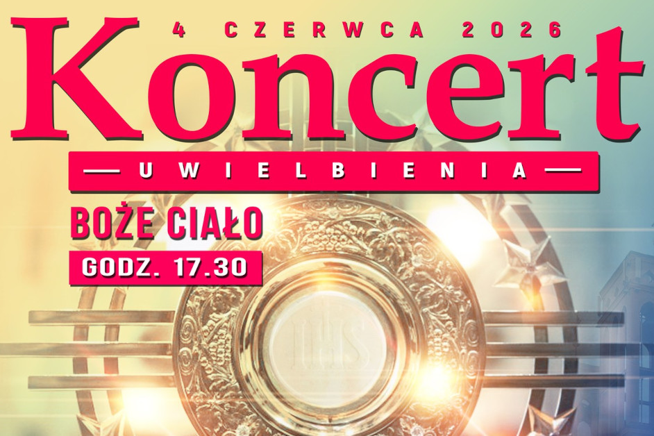 Koncert Uwielbienia plakat