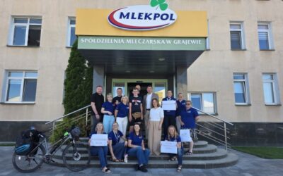 Mlekpol: Rafał i Szymon z fundacji Naszpikowani odwiedzili Mlekpol