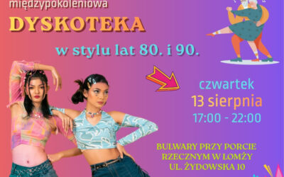 Łomża: MOSiR zaprasza na dyskotekę w stylu lat 80. i 90.