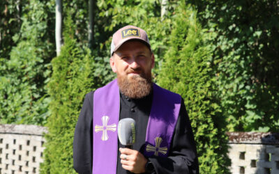 GD: Ks. Łukasz Gołaszewski, kierownik 42. Łomżyńskiej Pieszej Pielgrzymki na Jasną Górę