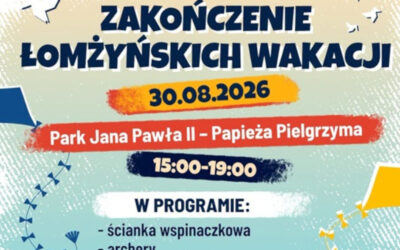 Łomża: MOSiR: Finał Wakacji 2026. Pożegnajmy lato razem!