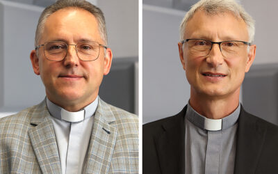 Św. Wawrzyniec – Patron Łomży: ks. Robert Bączek, ks. Janusz Aptacy
