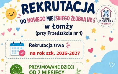Łomża: Trwa rekrutacja do Miejskiego Żłobka nr 5