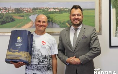 Łomża: „Tomek Wędrowniczek” odwiedził prezydenta Łomży