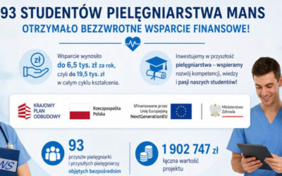 MANS: Studenci pielęgniarstwa otrzymali blisko 2 mln zł wsparcia