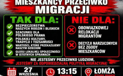 Łomża: W niedzielę protest przeciwko masowej migracji
