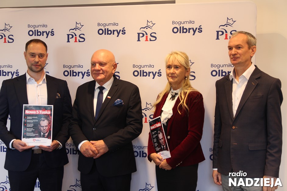 Łomża: Politycy PiS o „nowej piątce Tuska”