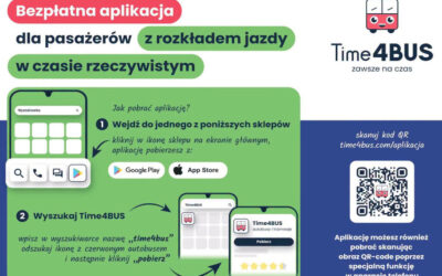 Gmina Kolno: Aplikacja „Time 4Bus” ułatwia korzystanie z przewozów