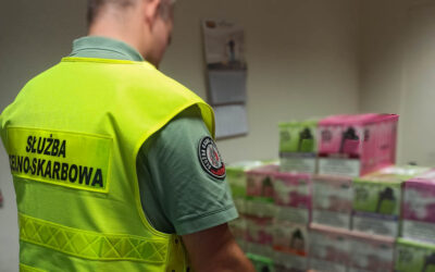Łomża: E-papierosy bez akcyzy w sortowni paczek