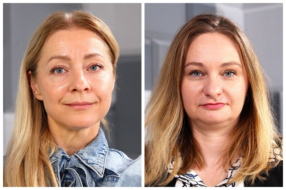 Lucyna Antecka i Magdalena Jasińska