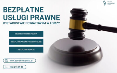 Powiat Łomżyński: Bezpłatna pomoc prawna w Powiecie Łomżyńskim